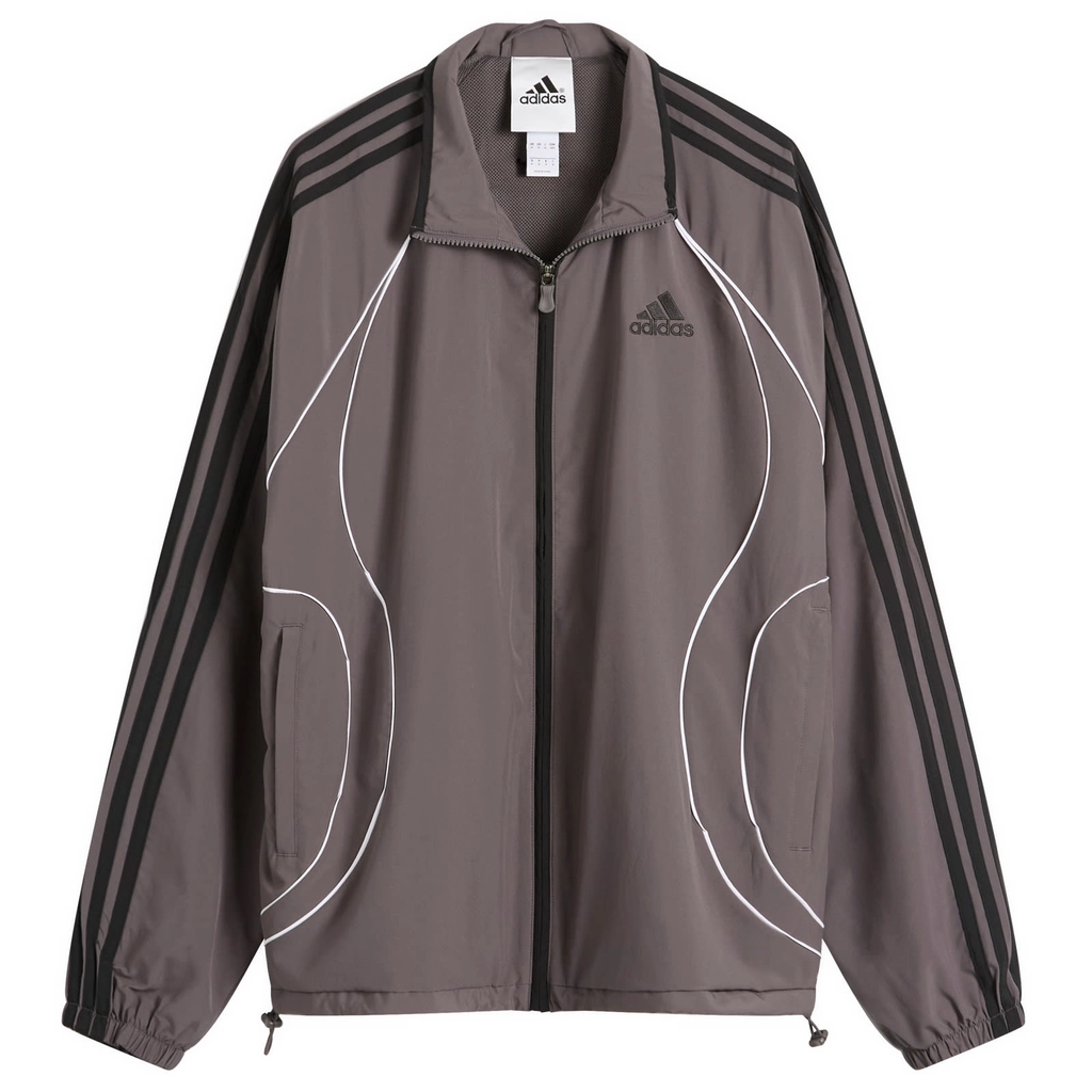 Adidas Originals Men's Teamgeist Track Top Grey Strata/Black